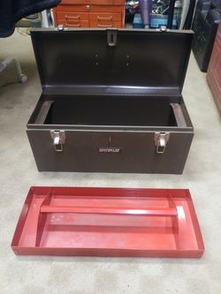WATERLOO Tool Box, 20"L,10"H,9"W