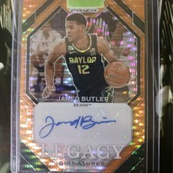 Super Nice Jared Butler Rookie, Auto, # 41/49 Legacy Card MINT 