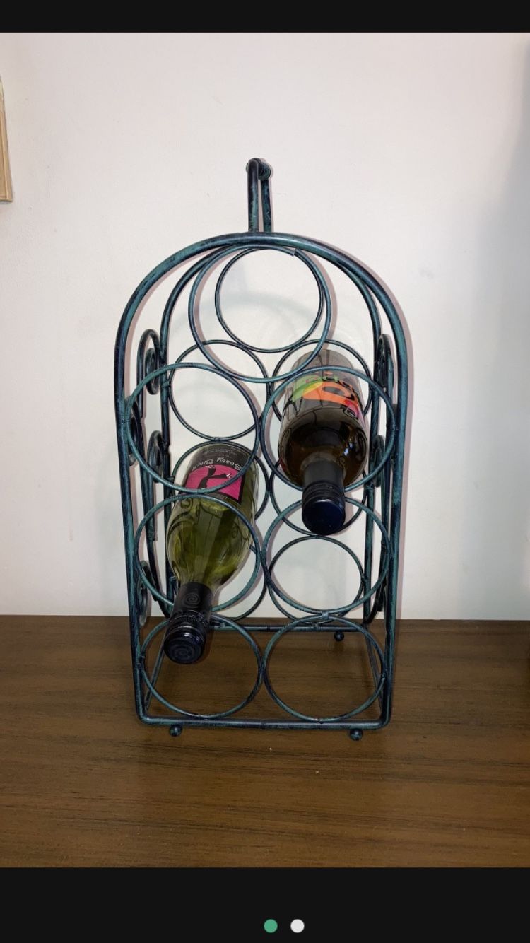 Wrought Iron Wine Holder