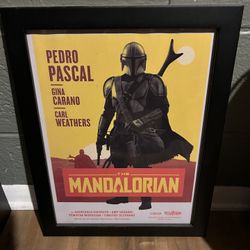 Mandalorian Framed Poster 