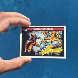 1990 Marvel Famous Battles Wolverine vs. Sabretooth #119 🐺🩸