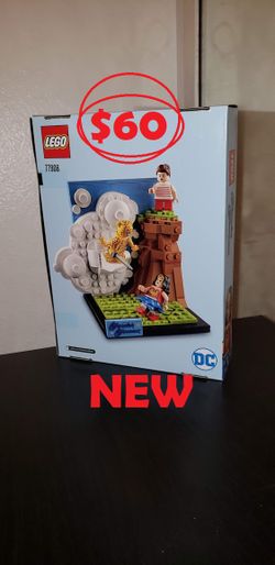 SEALED - LEGO DC Wonder Woman 77906 SDCC Exclusive Wonder Woman, Cheetah and Etta Candy 255 Pieces $60 Comes from a pet-free and smoke-free home.