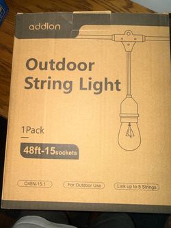 Addlon outdoor string light