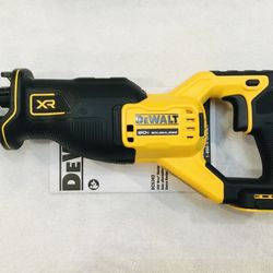 New DEWALT XR 20V MAX Brushless Reciprocating Saw (Tool Only). $150
