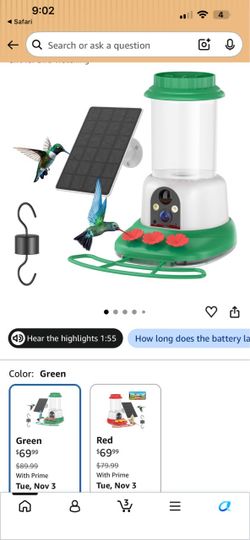 Smart Hummingbird Feeder
