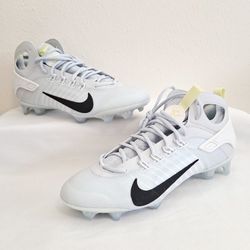 Nike Huarache 9 Elite Mid LAX SE Grey Lacrosse Cleats 