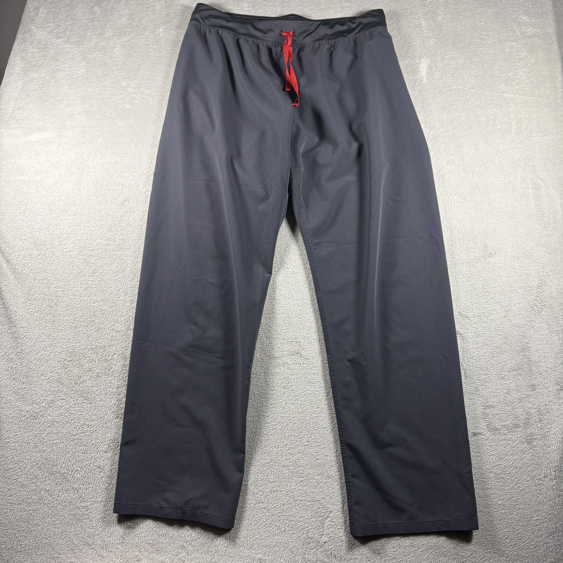 Figs Livingston Scrub Pants Womens Size L Tall Gray Straight Leg Stretch #2789