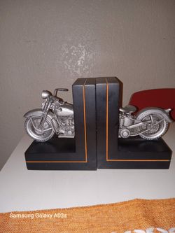 As is Harley Davidson bookends - Turlock