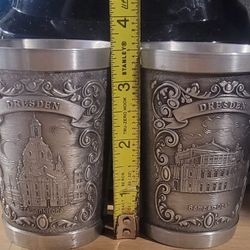 German pewter cups