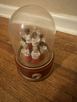 Mr. Christmas Musical Globe Choir Carolers Tested Plays the First Noel