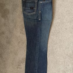 Ariat Men's Relaxed Boot Cut Jeans, Size 33x30, Blue, Flame Resistant, Workwear