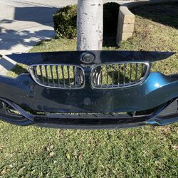 bmw f32 front bumper obo it looks bad in the pictures it’s honestly pretty decent if u just need a bumper fresh paint would make it look brand new