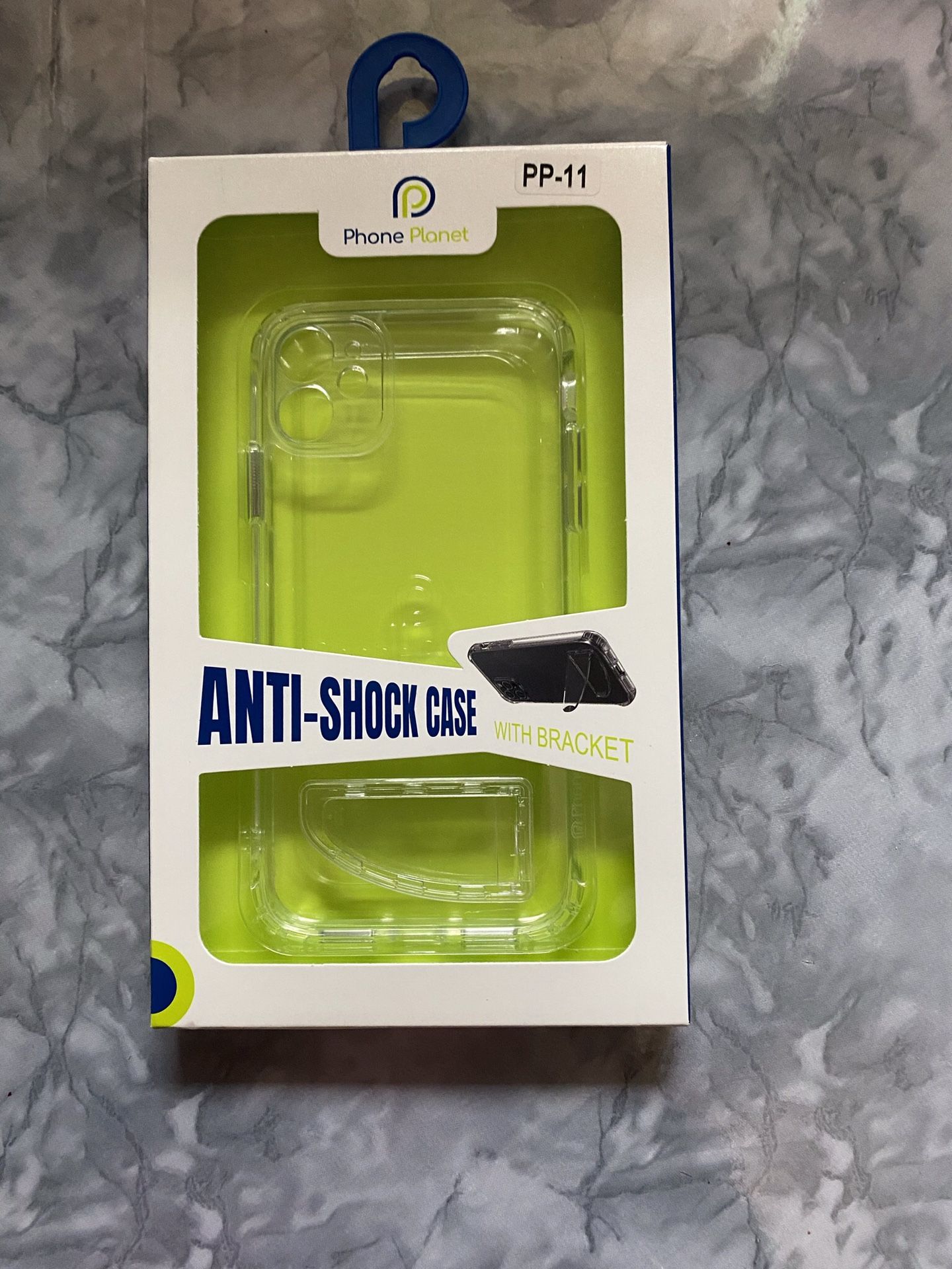 Clear Anti-Shock iPhone Case.