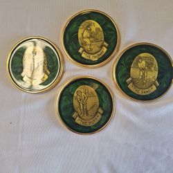 Heavy Brass Golf Coasters