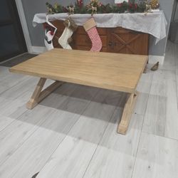 Sold Wood Coffee Table