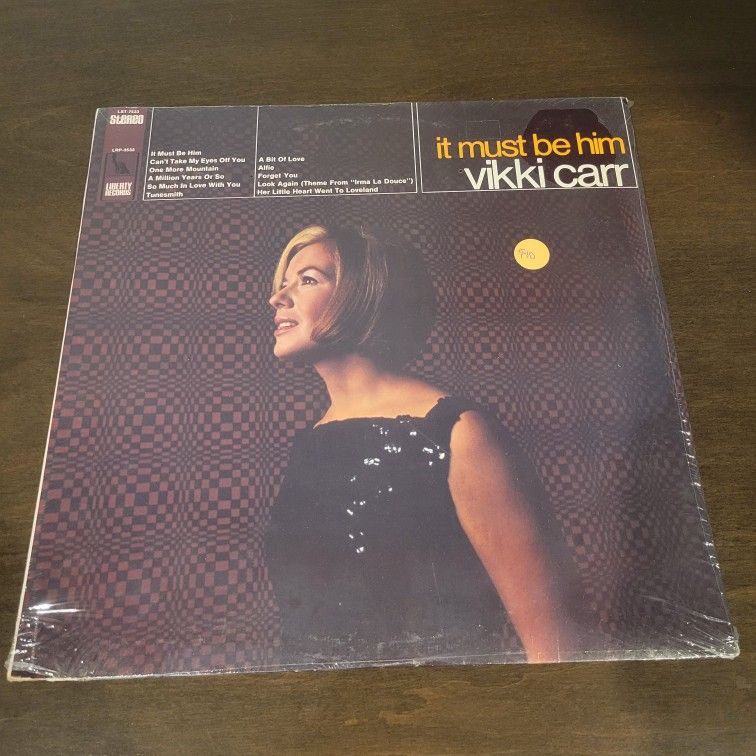 Vikki Carr Sealed Vinyl Record It Must Be Him