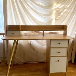 Modern Scandinavian Desk with Drawers
