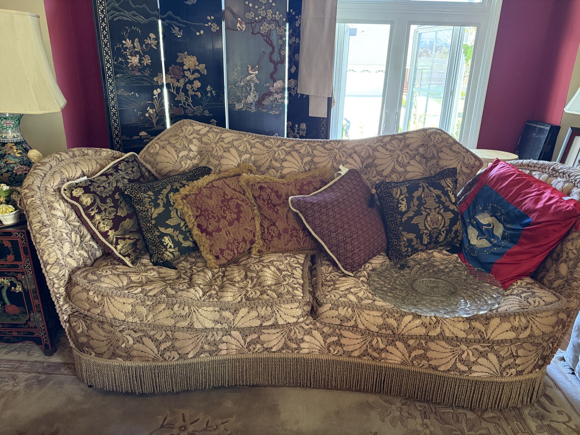 Camelback Tan Sofa