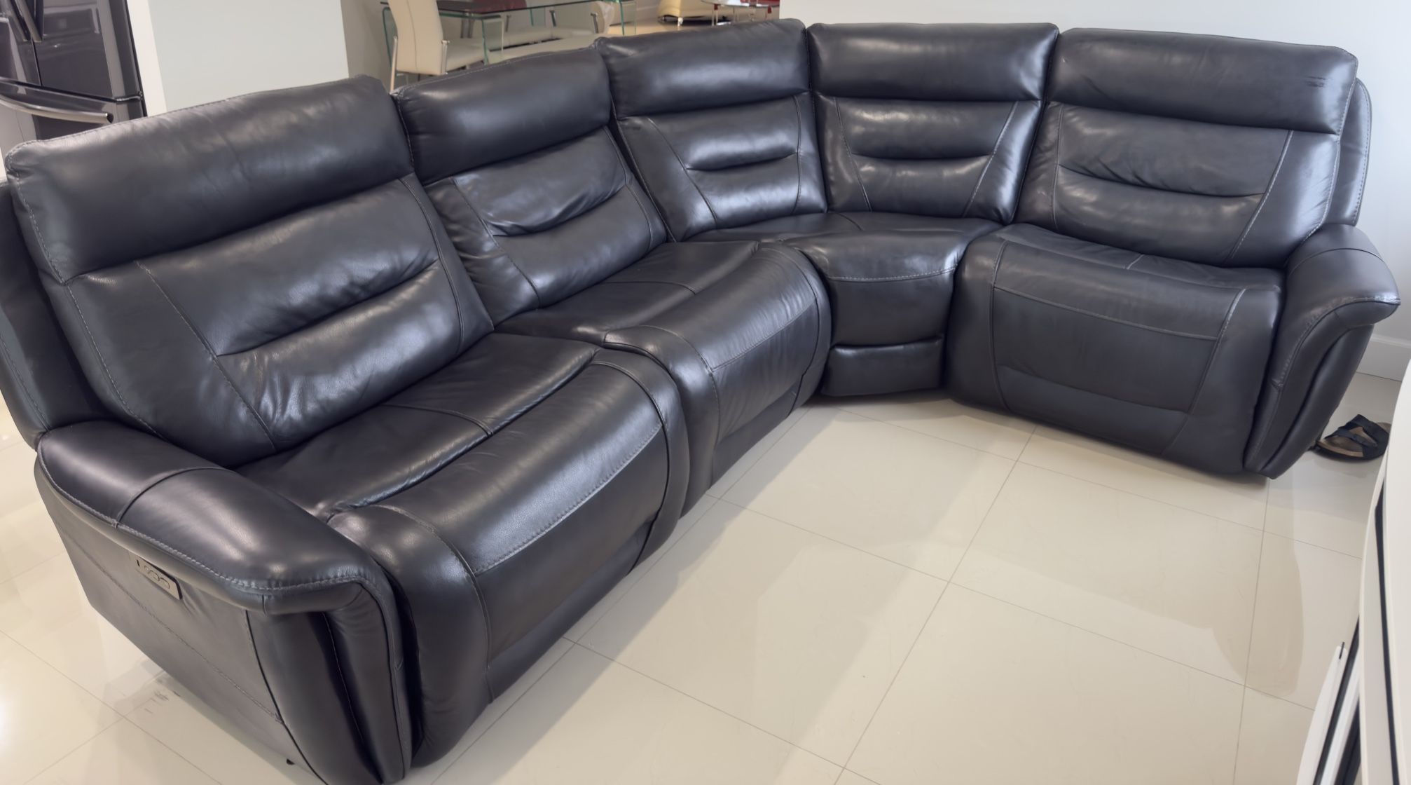 Black Leather Couch