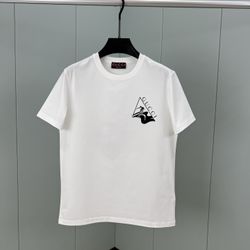 Gucci Surf Print Cotton Jersey T Shirt White Mens