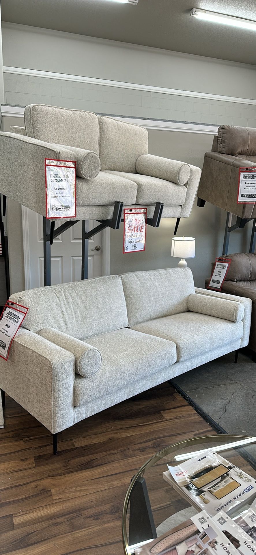 2pc Sofa And Loveseat Set!
