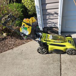 40v Ryobi Lawnmower 