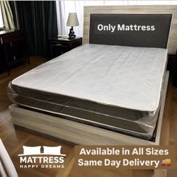 Queen Size Mattress 10 Inches Thick New From Factory Quality & Comfort Also Available Twin-Full-King Delivery 🚚 Available 