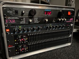 JBL | DBX | ART | Furman | SKB - Live Audio Rack for DJ PA