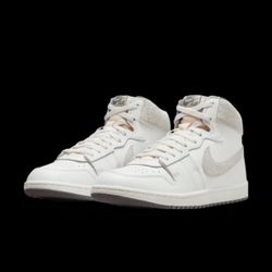 Jordan Air Ship PE SP Men's Sz 12 White Grey Leather Athletic Shoes DZ3497 100