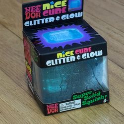 NeeDoh glitter & glow cube
