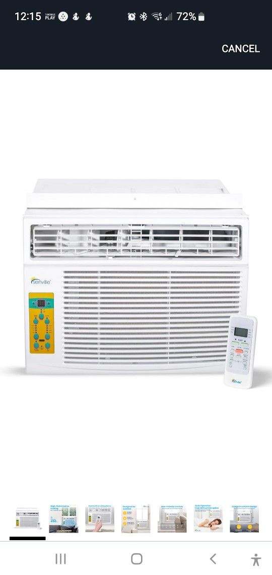 NIB 10000 BTU Window AC