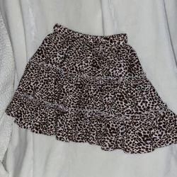 Leopard mini Skirt 