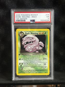 Dark Weezing [1st Edition] #14 Pokemon Team Rocket