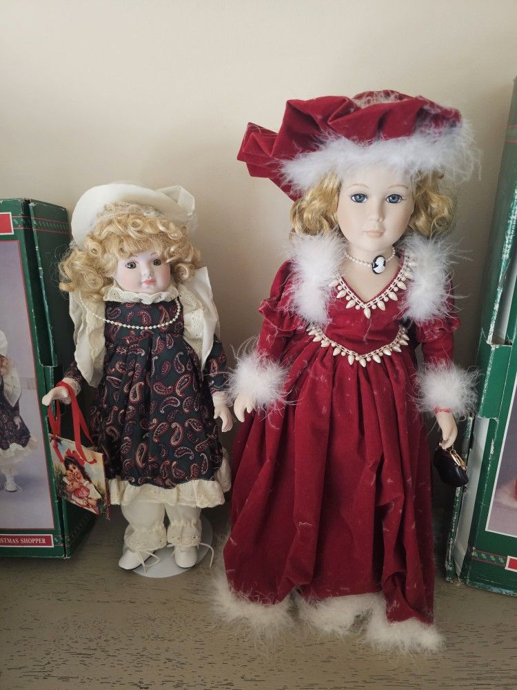 Antique Christmas Dolls From House Of Lloyd
