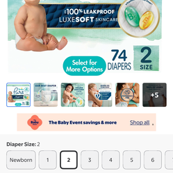 Pampers pure protection size 2
