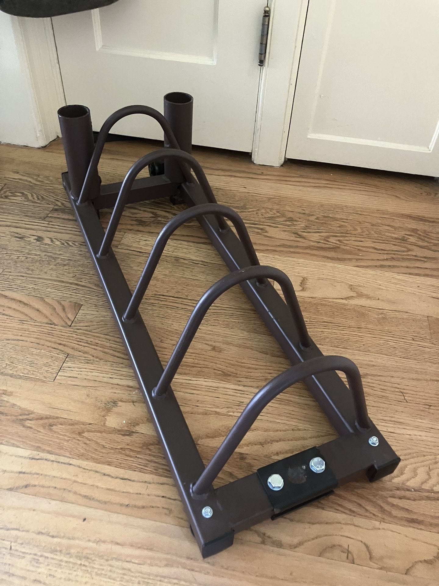 Marcy Weight And Bar Rack W/wheels