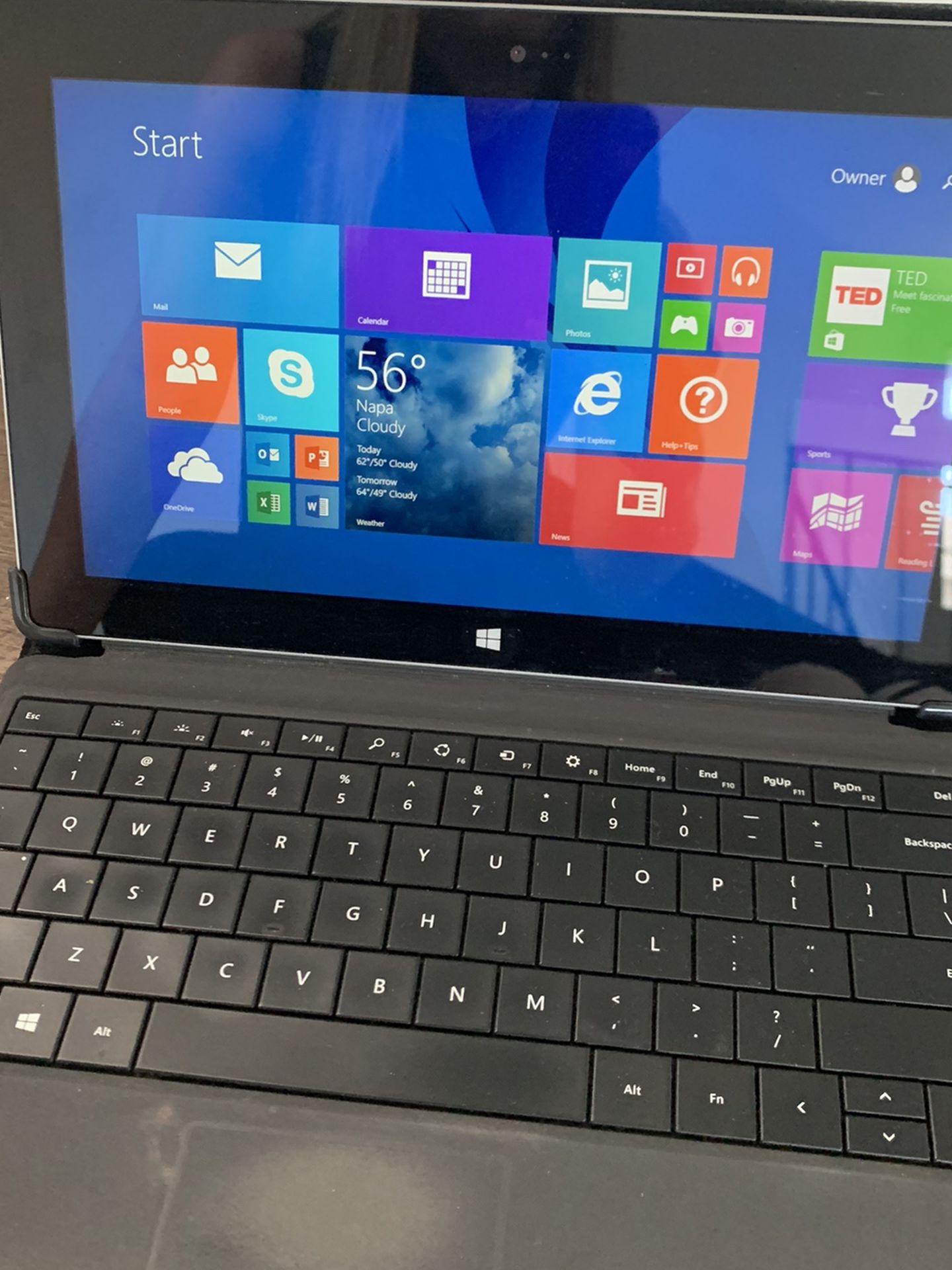 Surface With Keyboard/case