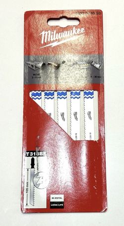 NEW! milwaukee Bi-Metal Т318BF saw blades - 105mm length