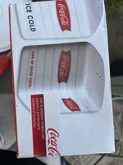 Gibson Coca Cola Salt and Pepper Shaker Set