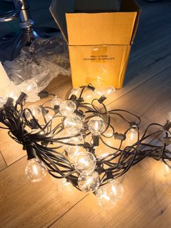 50FT LED G40 Globe String Lights with 50+2