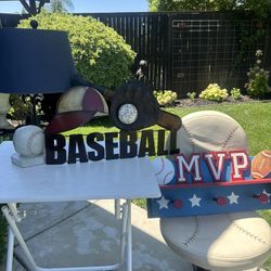 Kids Baseball Decor Bundle 