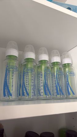 New glass baby bottles