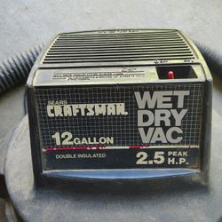 Craftsman Wet/Dry Vac 12 Gallon 2.5HP
