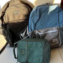 Backpack And Lunch Box Lot