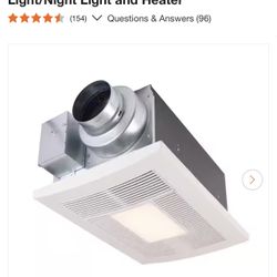 New Bathroom Exhausted Fan With Light And Heat