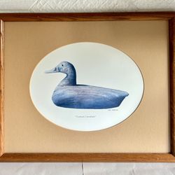 Vintage Framed And Signed “Currituck Canvasback” By Cotton Ketchie