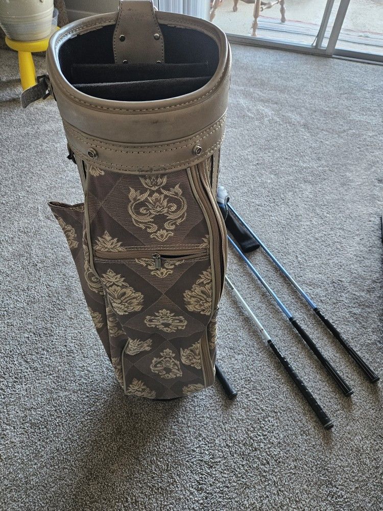 Golf Bag & Misc Clubs/Accessories
