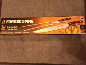Forged in Fire 2-piece carving set
