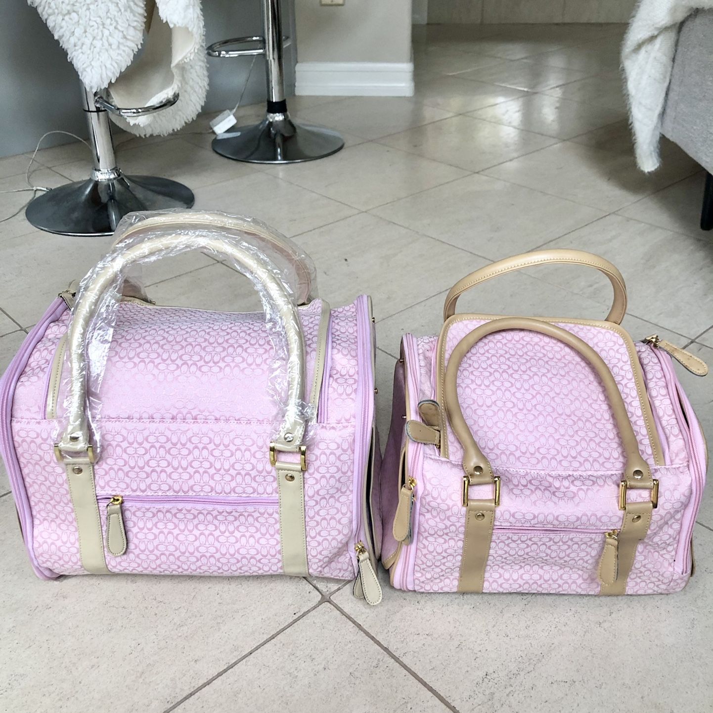 Airline Approved Pink Pet Dog Carrier Purse