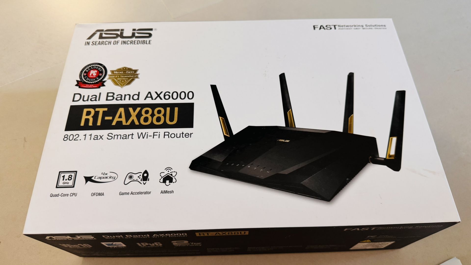 ASUS RT-AX88U AX6000 Dual Band (802.11ax) Router